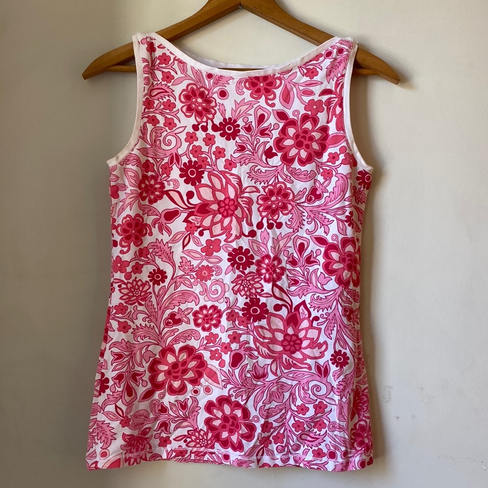 3 for $8; Cute Gap Top -Pink & White Flower Patterned